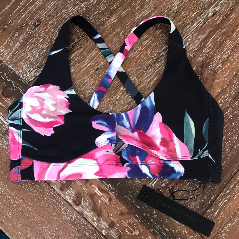 Carbon38 floral bra